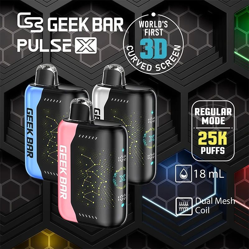 Geek Bar Pulse X 25000口｜3D曲面螢幕 | 雙模式切換