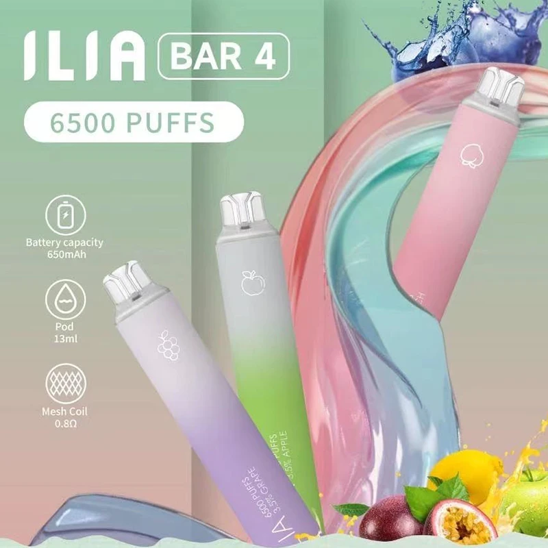 ILIA Bar4 6500口 一次性電子煙 哩亞四代